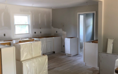 kitchen during professional remodel